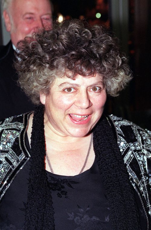 Miriam Margolyes at the London Film Festival in 1999