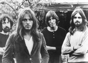 Nick Mason, David Gilmour, Roger Waters, and Richard Wright circa 1973