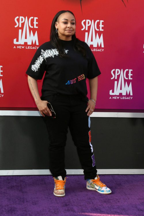 Raven-Symoné at the premiere of "Space Jam: A New Legacy" in 2021