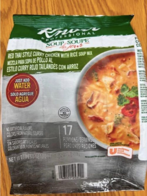 recalled Knorr professional soup