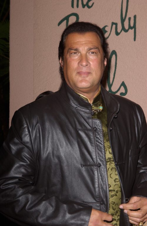 Steven Seagal at a pre-Grammy party in 2005