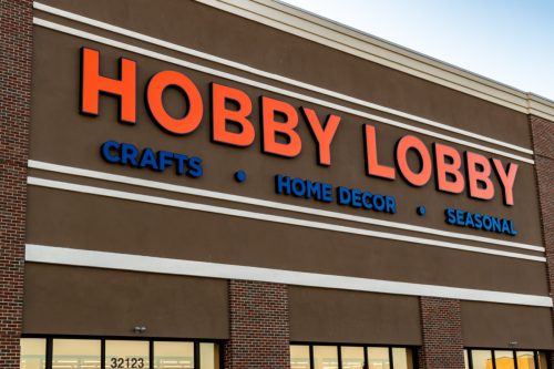 hobby lobby storefront