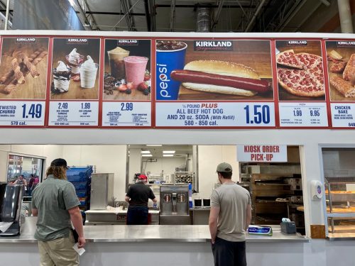 costco food court prices hot dog combo