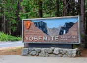 dấu hiệu cho công viên quốc gia yosemite