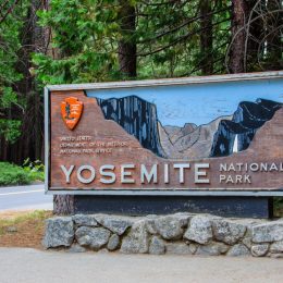 sign for yosemite national park
