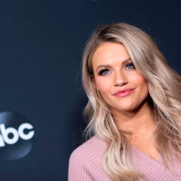 Witney Carson at the "Dancing with the Stars" 2019 top 6 finalist event