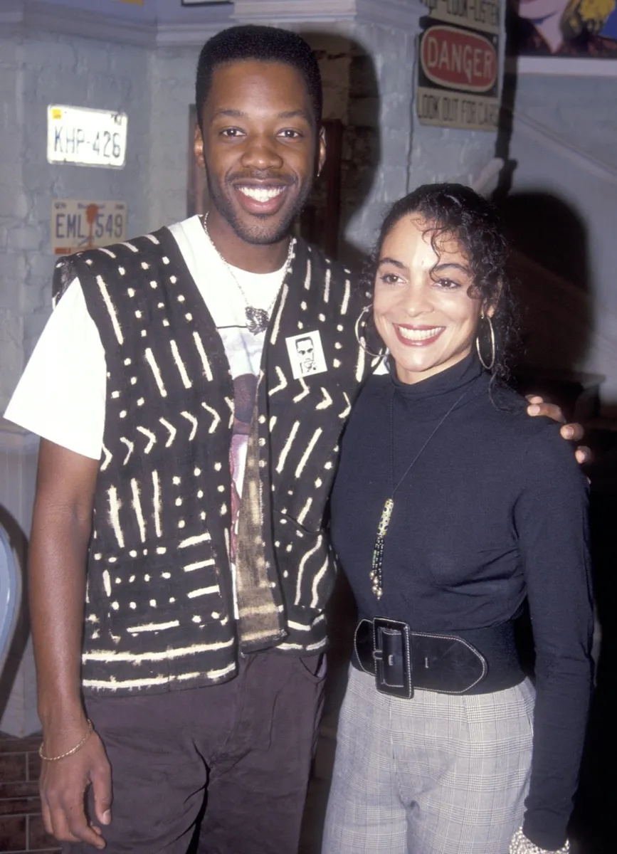 Kadeem Hardison and Jasmine Guy in 1992