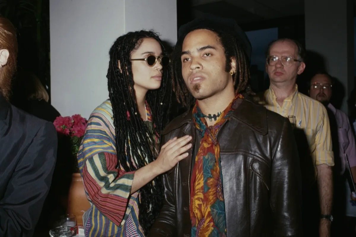 Lisa Bonet și Lenny Kravitz în 1987