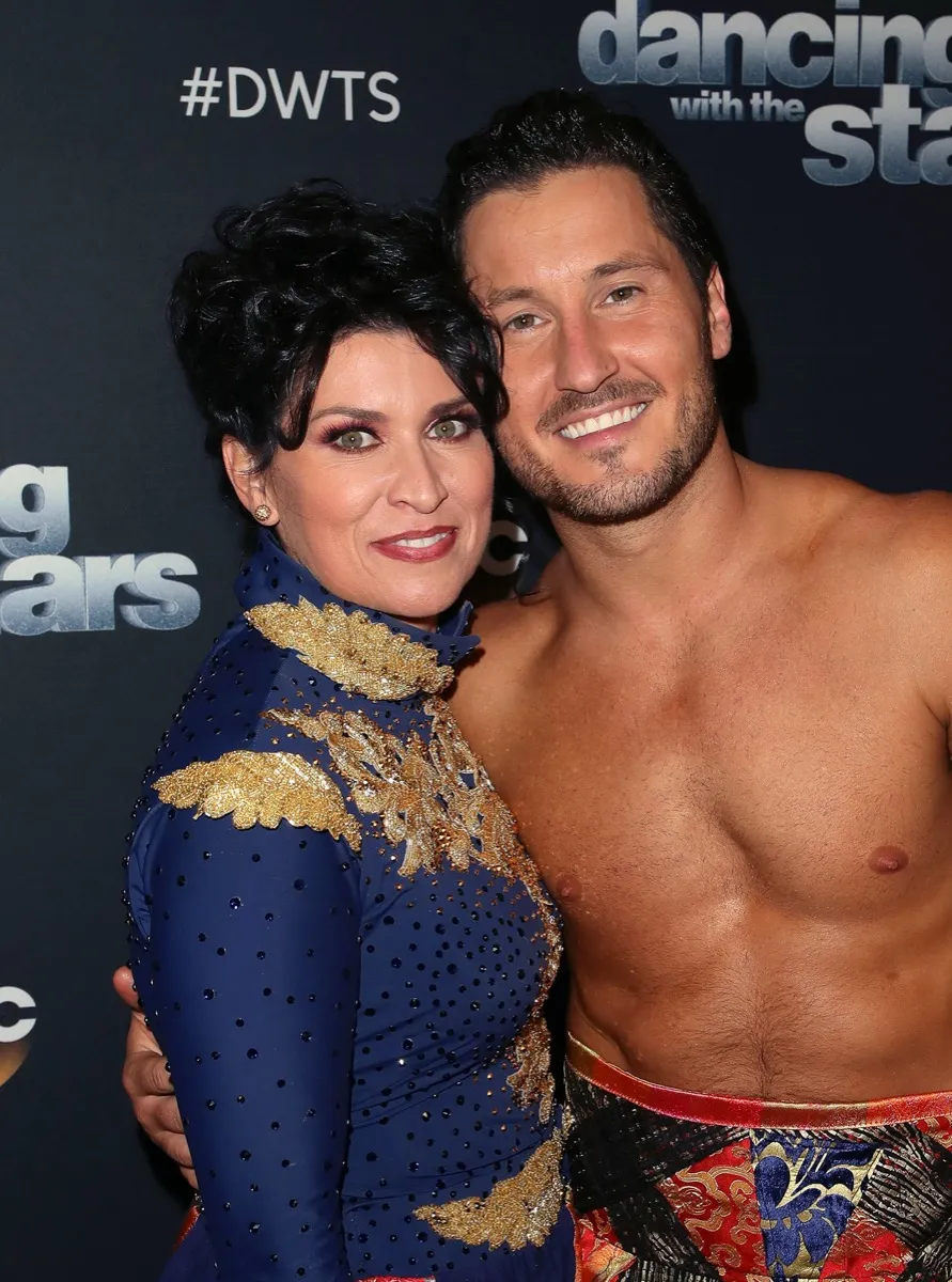 Nancy McKeon and Val Chmerkovskiy on Dancing With the Stars in 2018