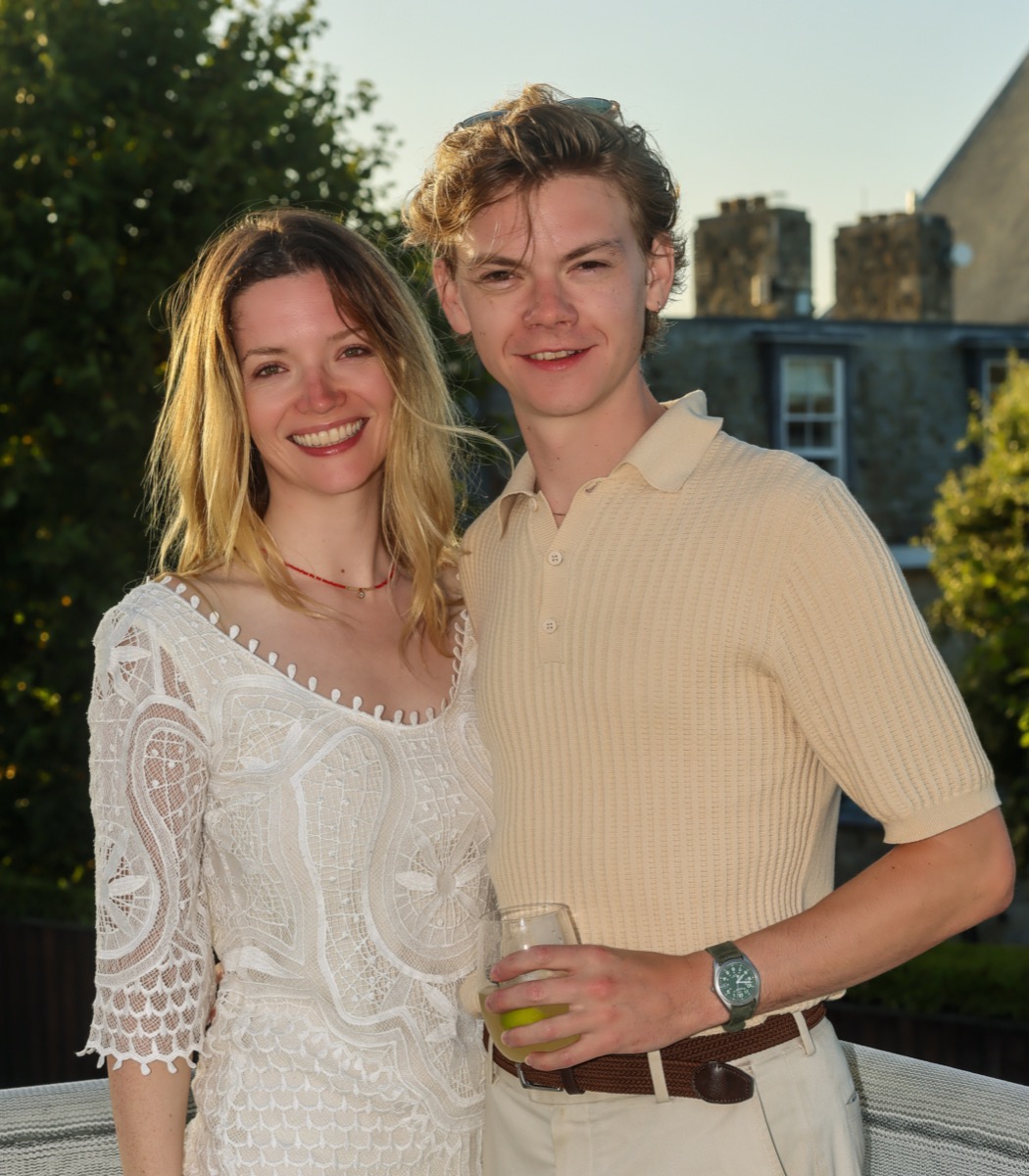 Talulah Riley and Thomas Brodie-Sangster in 2022