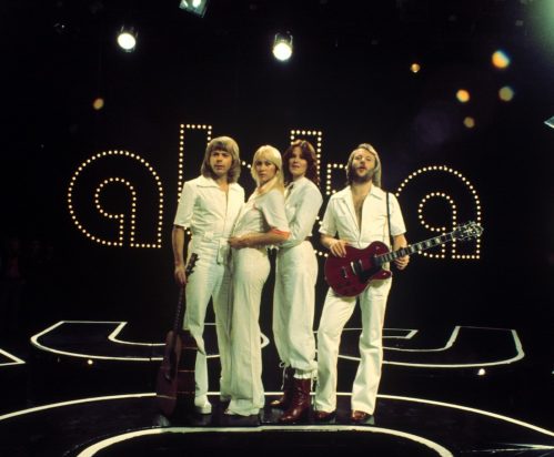 ABBA on stage in 1974