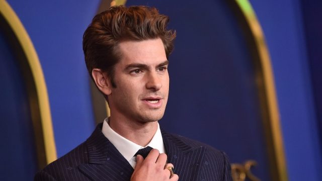 Andrew Garfield at the 2022 Oscar Nominee luncheon