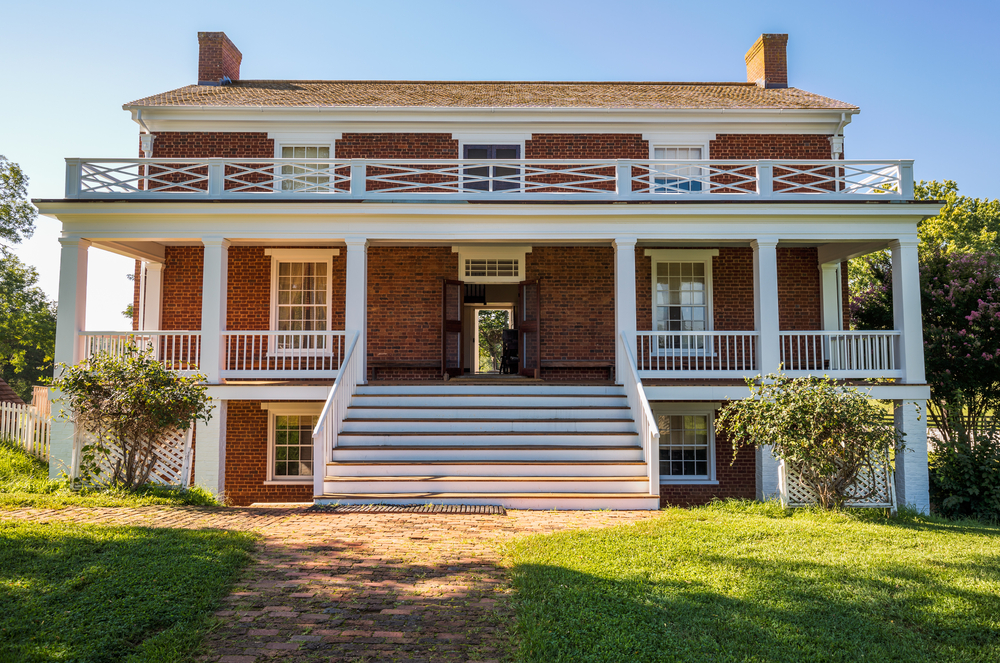 The McLean House in Appomattox Court House, Virginia