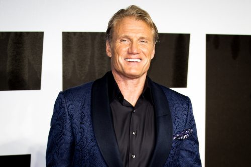 Dolph Lundgren at the European premiere of "Creed II" in 2018