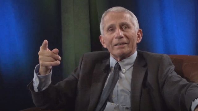 fauci talking about vaccine hesitancy during a new interview
