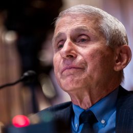 Director of the National Institute of Allergy and Infectious Diseases Dr. Anthony Fauci testifies during the Senate Appropriations Subcommittee on Labor, Health and Human Services, and Education, and Related Agencies hearing to examine proposed budget estimates for fiscal year 2023 for the National Institutes of Health on Capitol Hill on May 17, 2022 in Washington, DC.