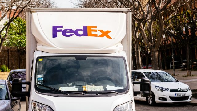 FedEx Corporation, a U.S. based logistics company with international coverage. It was founded by Frederick W. Smith