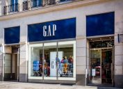 The GAP fashion store on Champs-Elysees avenue