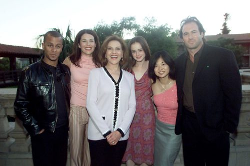 The cast of "Gilmore Girls" at the 2001 TCA Awards