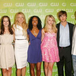 The cast of "Gossip Girl" at the CW Network Upfront in 2007