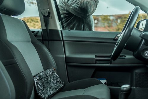 purse in car danger of theft
