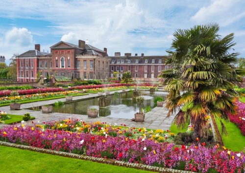 Kensington palace and gardens, London, UK