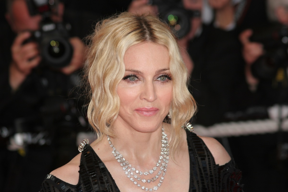 CANNES, FRANCE - 21 MAI : la chanteuse Madonna assiste à la première de 