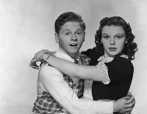 Mickey Rooney and Judy Garland circa 1938
