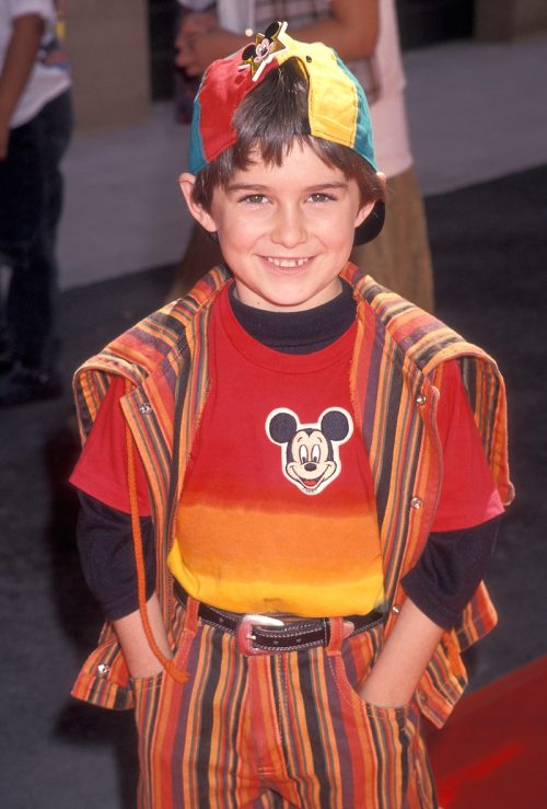 Miko Hughes at the premiere of "Cops and Robbersons" in 1994