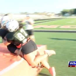 Video Shows Football Team Allowing Moms to Tackle Their Sons in Training Drill