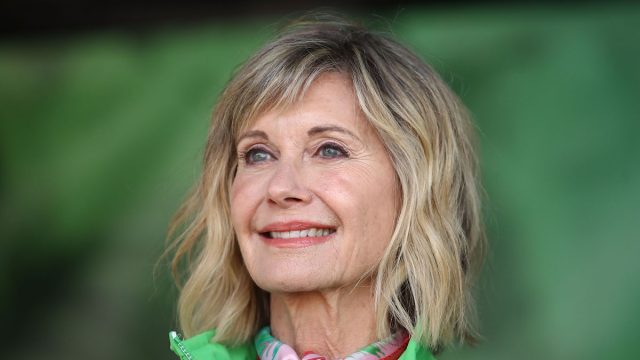 Olivia Newton-John at the annual Wellness Waklk and Research Run in Melbourne in 2018