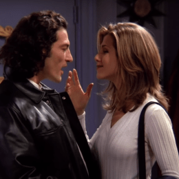 Cosimo Fusco and Jennifer Aniston on "Friends"