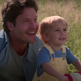 Dale Midkiff and Miko Hughes in "Pet Sematary"