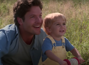 Dale Midkiff and Miko Hughes in "Pet Sematary"