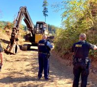 "World's Slowest Cop Chase" as Wanted Man Flees Arrest in Excavator