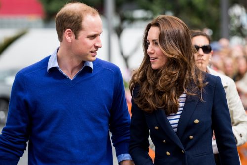 Duke and Duchess of Cambridge (Prince William and Kate Middleton) visit Auckland's Viaduct Harbour during their New Zealand tour on April 11, 2014 in Auckland, New Zealand.