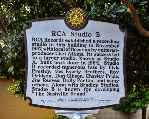 historic rca studio b in nashville, tn 'the music city'