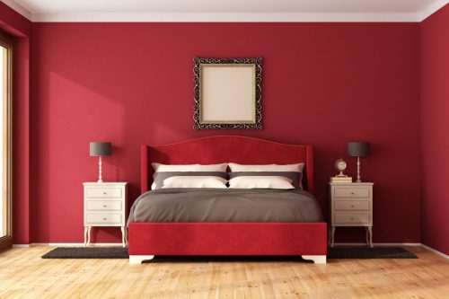 dormitor roșu