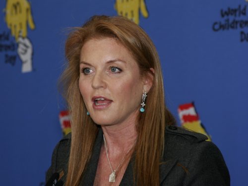 Sarah Ferguson at Universal Children's Day 2005 at the Ronald McDonald House in Los Angeles.