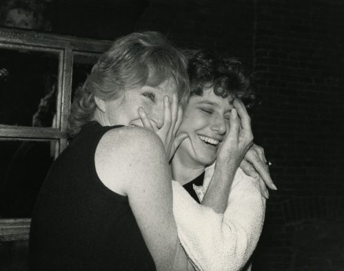 Shirley MacLaine and Debra Winger in New York City circa 1983