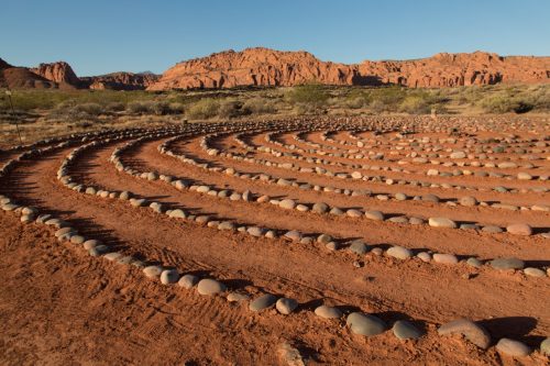 Meditation Labyrinth at Red Mountain Resort in Utah