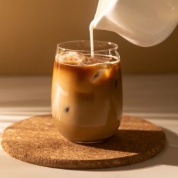 milk and coffee
