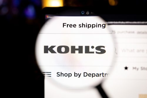 kohl's website shipping