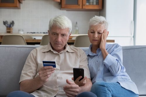 Elderly People Struggling Financially