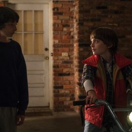 Finn Wolfhard and Noah Schnapp on "Stranger Things" season 1