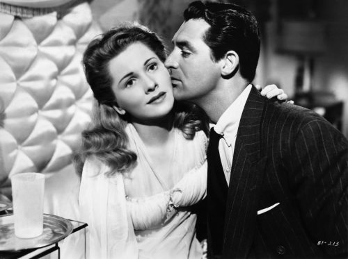 Joan Fontaine and Cary Grant in "Suspicion"