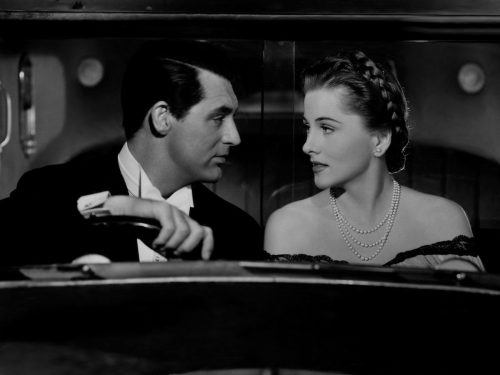 Cary Grant and Joan Fontaine in "Suspicion"