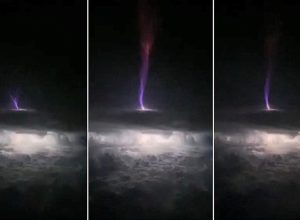 Scientists Amazed by This Gigantic Upside-Down Lightning Bolt That Hit ​​"The Edge of Space"