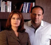 Lorraine Bracco and James Gandolfini in The Sopranos