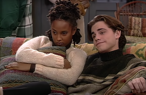 Trina McGee and Rider Strong on "Boy Meets World"